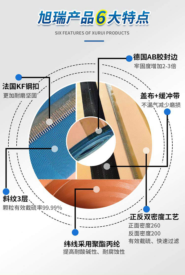 脫硫?yàn)V布，6大特點(diǎn)