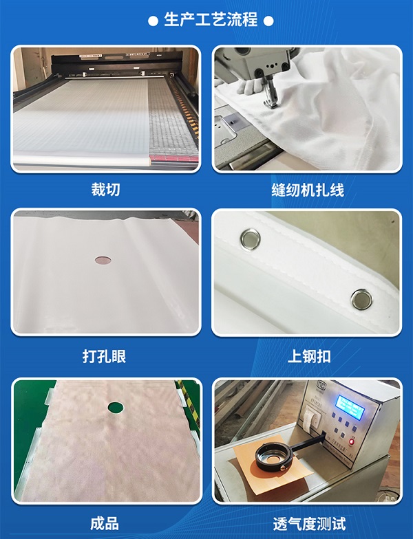 板框?yàn)V布，生產(chǎn)工藝流程